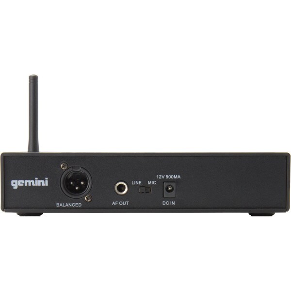 Main product image for Gemini UHF-6100M 512.0-537.5 MHz Single Channel Wireless UHF PLL System235-130